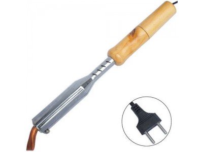 Зображення Паяльник Zhongdi TLW-100 100Вт || кривий дерев'яна ручка у категорії ПАЯЛЬНИКИ