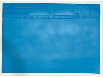 Зображення Килимок для пайки силіконовий термостійкий з комірками 350х255мм у категорії Хімія