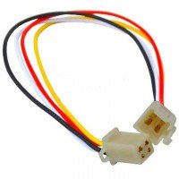 Роз'єм автомагнітоли 4-х контактний,з кабелем Роз'єм автомагнітоли 4-х контактний,з кабелем