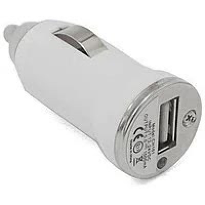 Автомобільна зарядка USB 1A (біла) , код: 0300043 у категорії ЗАРЯДНІ ПРИСТРОЇ – Купити зараз! Зображення Автомобільна зарядка USB 1A (біла) у категорії ЗАРЯДНІ ПРИСТРОЇ