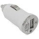 Автомобільна зарядка USB 1A (біла)