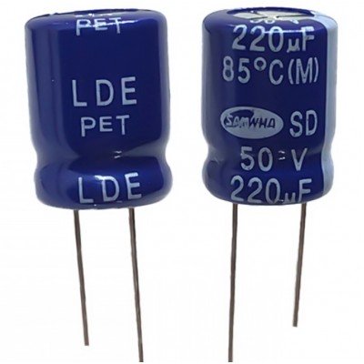 Конденсатор 220мкф*50в*85С || 10x12 SD Конденсатор 220мкф*50в*85С || 10x12 SD