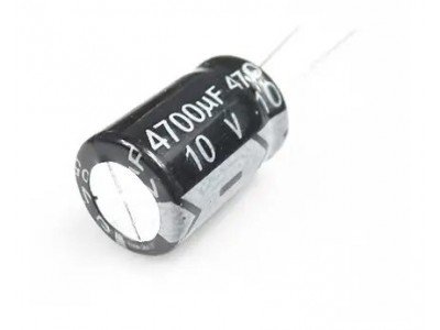 Зображення Конденсатор 4700мкф 10в 105С || 13x25 RD у категорії КОНДЕНСАТОРИ