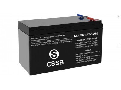 Зображення Акумулятор 12V*9Ah LX1290CS у категорії 12V