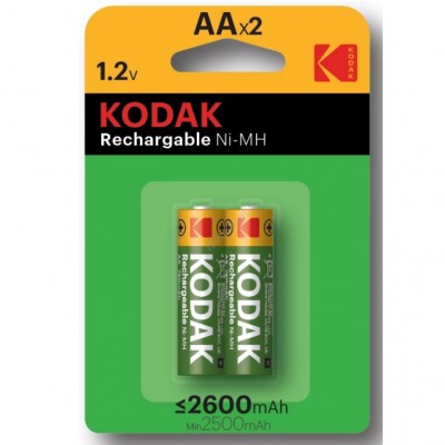 Зображення Акумулятор Kodak AA NiMH 2500 mAh у категорії Батарейки, акумулятори