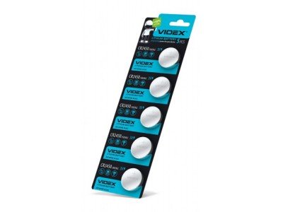 Зображення CR2450 || Батарейка VIDEX blister card у категорії 2450