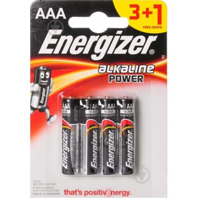 Зображення Батарейка Energizer (AA) Alkaline Power 1x4 у категорії Батарейки, акумулятори