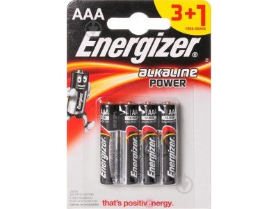 Зображення Батарейка Energizer (AA) Alkaline Power 1x4 у категорії Батарейки, акумулятори