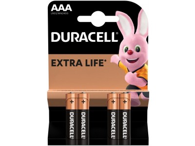 Зображення LR03 (AAA) DURACELL MN2400 1x4 у категорії Aaa(r03)