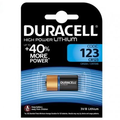 Батарейка CR123 DURACELL ULTRA 1x2