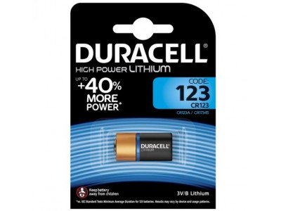 Зображення Батарейка CR123 DURACELL ULTRA 1x2 у категорії CR123