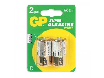 Зображення Батарейка LR14 (C) GP SUPER ALKALINE 1x2 у категорії R14 (C)