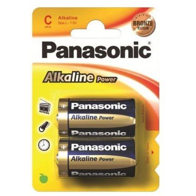 Зображення LR14 (C) PANASONIC Alkaline Power 1x4 || Батарейка у категорії R14 (C)