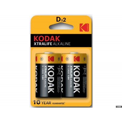 Зображення LR20 (D) KODAK XtraLife 1x2 || Батарейка у категорії R20 (D)