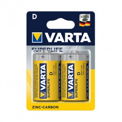 Зображення R20 (D) VARTA SuperLife 1x2 || Батарейка у категорії R20 (D)