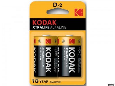 Зображення LR20 (D) KODAK XtraLife 1x2 || Батарейка у категорії R20 (D)