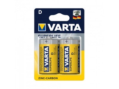 Зображення R20 (D) VARTA SuperLife 1x2 || Батарейка у категорії R20 (D)