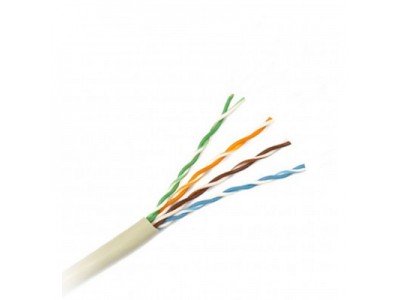 Зображення Вита пара UTP Сat.5e Q-SAT 4x2x0.48CCA 5.3мм сірий 305м у категорії КАБЕЛЯ ДЛЯ ІНТЕРНЕТУ