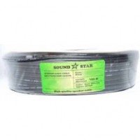 Кабель живлення 2x7x0.16mm чорно-білий