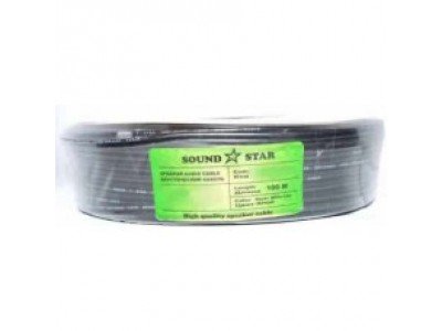 Зображення Кабель живлення  2х7х0.19мм чорно-білий у категорії КАБЕЛЬ ЖИВЛЕННЯ (DC 12V)