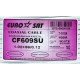 Кабель ТВ RG-6+96/6.8 (Мідь) EUROSAT (100m) білий Кабель ТВ RG-6+96/6.8 (Мідь) EUROSAT (100m) білий