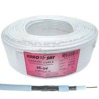 Кабель 3C2V (0.5СCS+Al/32x0.12AL-MG)- 4.8мм білий 100м