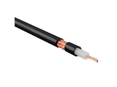 Зображення Кабель RG-58 19x0,18Cu+0.10  багатожильний чорний у категорії Телевізійний кабель