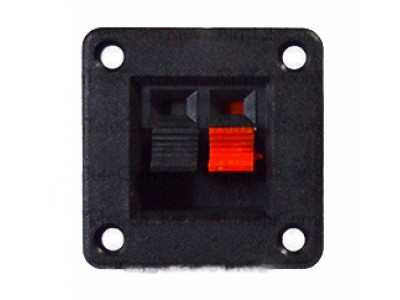 Зображення Гніздо (зажим) 2-х контактний  - панелі 42х42мм у категорії АКУСТИЧНІ ГНІЗДА