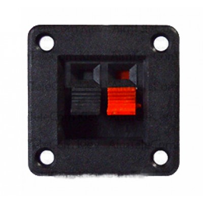 Зображення Гніздо (зажим) 2-х контактний  - панелі 42х42мм у категорії АКУСТИЧНІ ГНІЗДА