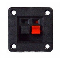 Гніздо (зажим) 2-х контактний  - панелі 42х42мм