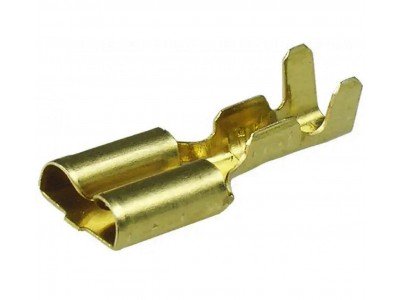 Зображення Клема 6.3мм гніздо || неізольована DJ622-D6.3B 1-1.5мм&sup2; у категорії КЛЕМИ