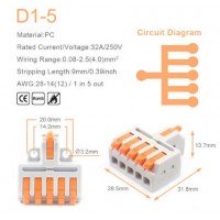 Клема прохідна 1X5 || 4.0 mm