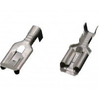 Клема 6.3мм гніздо || з фіксацією DJ622-M6.3B 1-1.5мм²