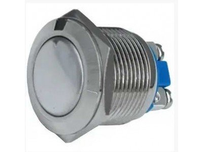 Зображення Кнопка антивандальна 19мм без фіксації || під гвинт у категорії Кнопки