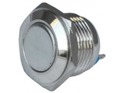 Зображення Кнопка антивандальна 19мм без фіксації || під пайку у категорії Кнопки