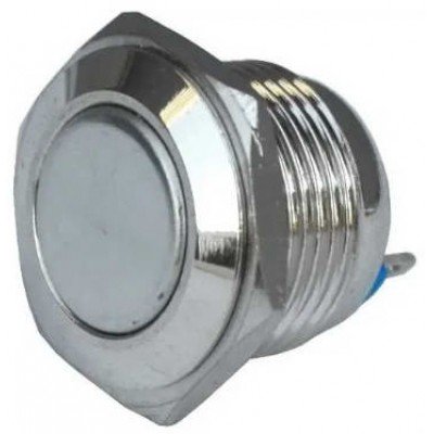 Зображення Кнопка антивандальна 16мм без фіксації || під пайку у категорії Кнопки