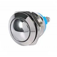 Кнопка антивандальна 16мм без фіксації || під гвинт кругла Кнопка антивандальна 16мм без фіксації || під гвинт кругла