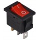 Перемикач Daier KCD1-2-101N RD, ON-OFF, 3pin, 10A 125V/6A 250V, червоний