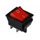 Перемикач з підсвічуванням KCD-4, ON-OFF, 4pin, 15A, 220V, червоний Перемикач з підсвічуванням KCD-4, ON-OFF, 4pin, 15A, 220V, червоний
