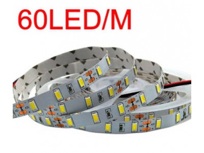 Зображення Світлодіодна стрічка 5730W 60 LED__ Біла Холодна у категорії Світлодіодні стрічки
