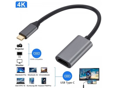 Зображення Адаптер USBC3.1 Type C to HDMI у категорії МОДУЛЯТОРИ HDMI