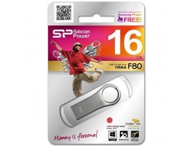 Зображення Флешка 16GB USB2.0 Silicon Power Firma F80 у категорії USB 2.0