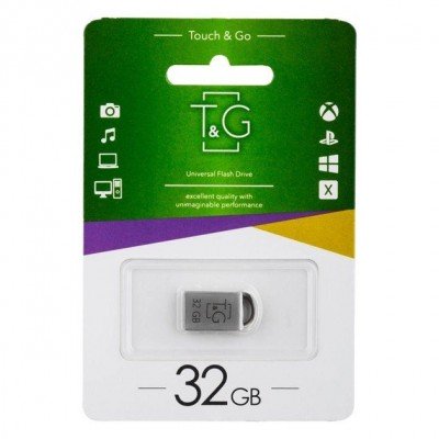 Зображення Флешка 32GB USB2.0 T&G 105 Metal series у категорії ФЛЕШКИ