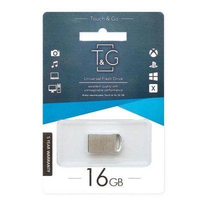 Флешка 16GB USB2.0 T&G 107 Metal series