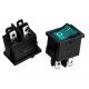 Перемикач з підсвіткою Daier KCD 1-4-201N зелений || 4pin 6A 250V Перемикач з підсвіткою Daier KCD 1-4-201N зелений || 4pin 6A 250V
