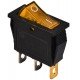 Перемикач з підсвіткою Daier KCD3-101N Жовтий || 3pin 6A 250V