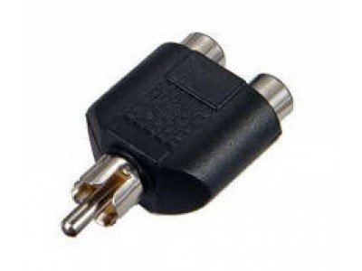 Зображення Перехідник штекер RCA - 2 гнізда RCA у категорії