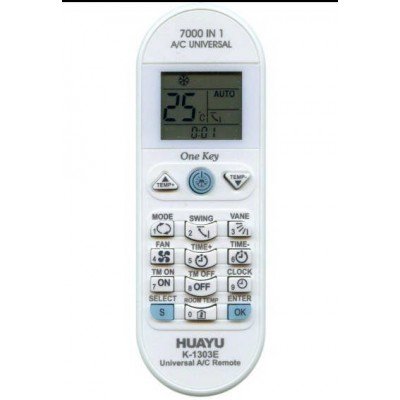 Зображення K-1303E || Універсальний пульт для кондиціонера у категорії УНІВЕРСАЛЬНІ ПУЛЬТИ ДО КОНДИЦІОНЕРІВ