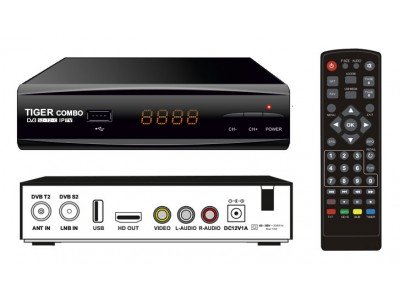 Зображення Тюнер Tiger Combo T2/S2 у категорії Супутникові тюнера