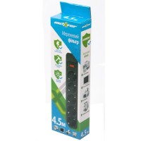Фільтр мережевий Maxxter SPM5-G-15B 5 розеток 10A 4.5 метри (чорний) Фільтр мережевий Maxxter SPM5-G-15B 5 розеток 10A 4.5 метри (чорний)